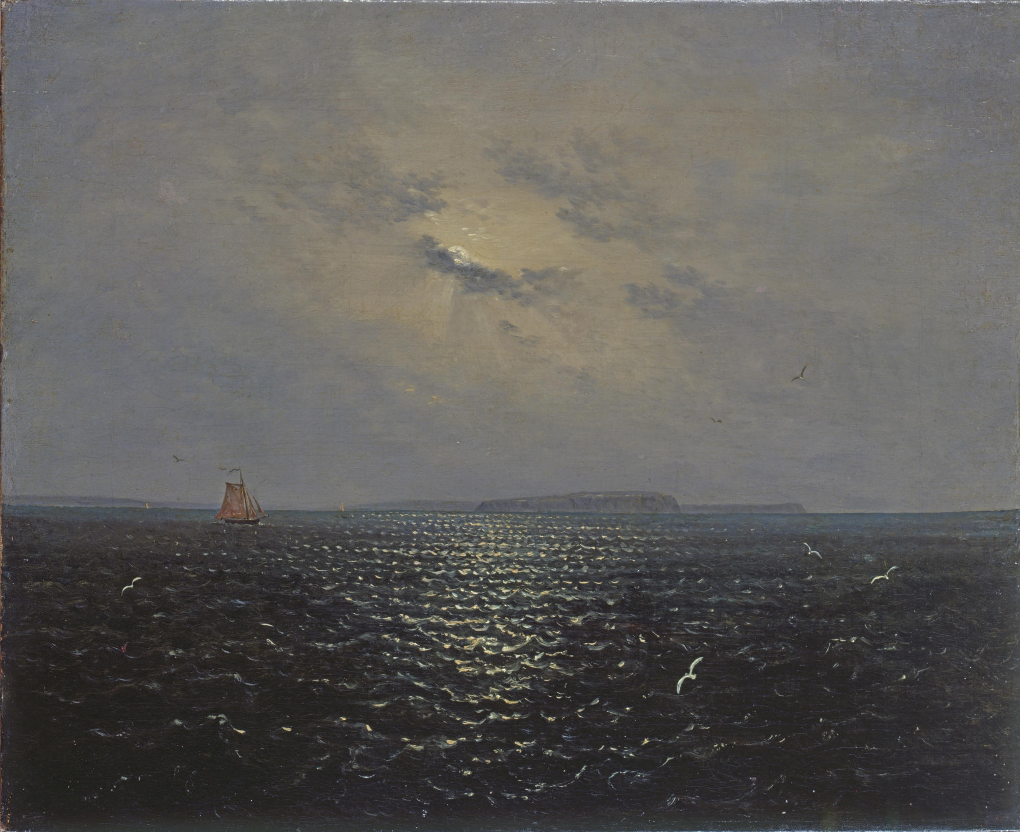 Carl Gustav Carus - Mondnacht bei Rügen