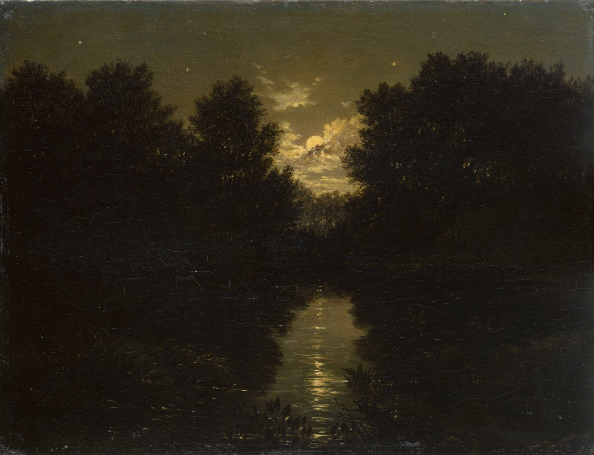 Carl Gustav Carus - Mondscheinlandschaft