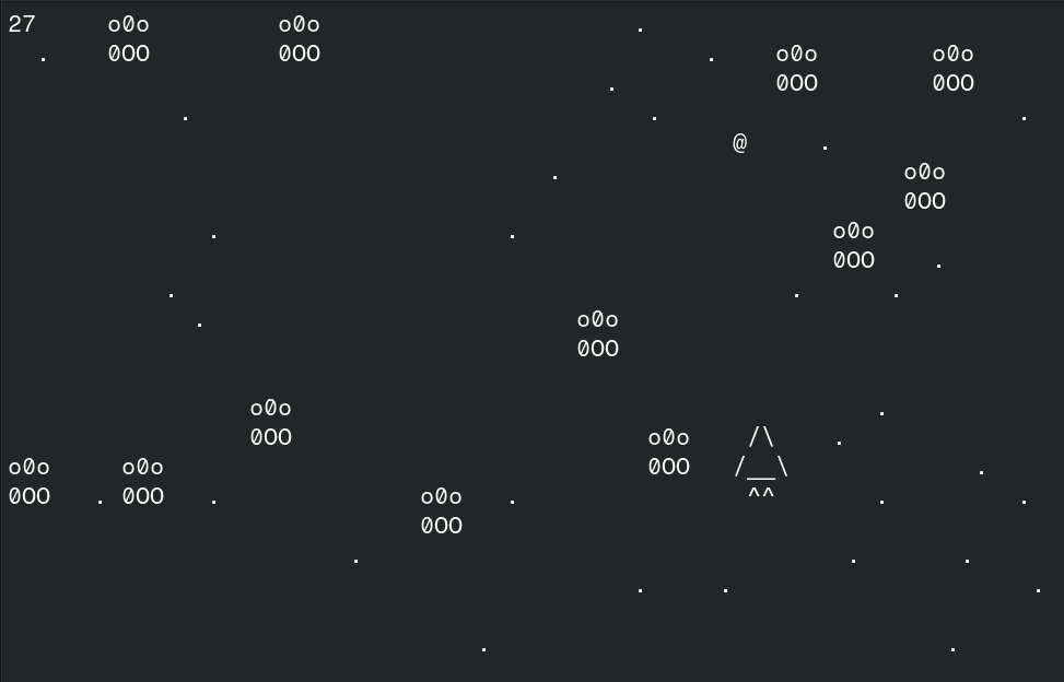 Obfuscated Asteroids game